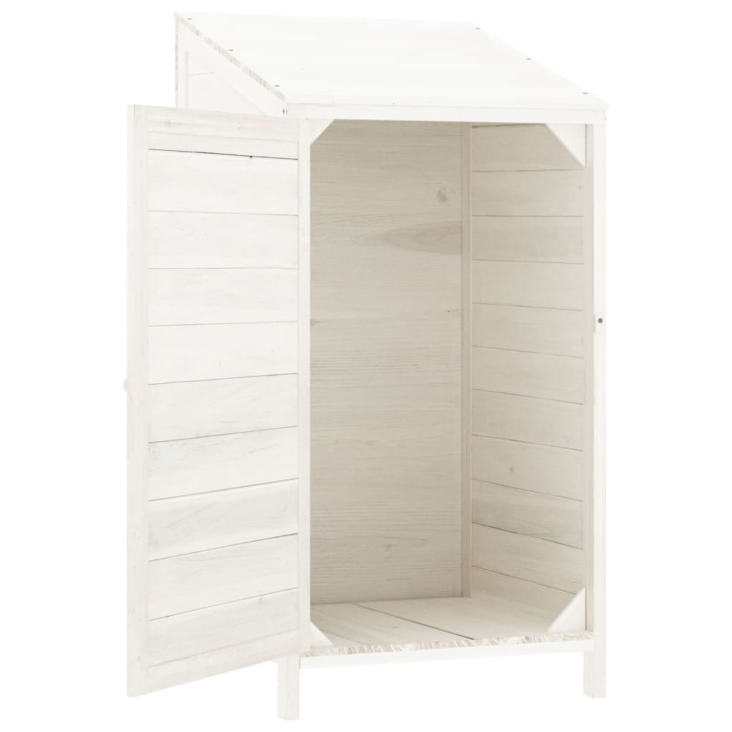 Wooden Garden Storage Shed Solid Fir Wood, Weather-Resistant