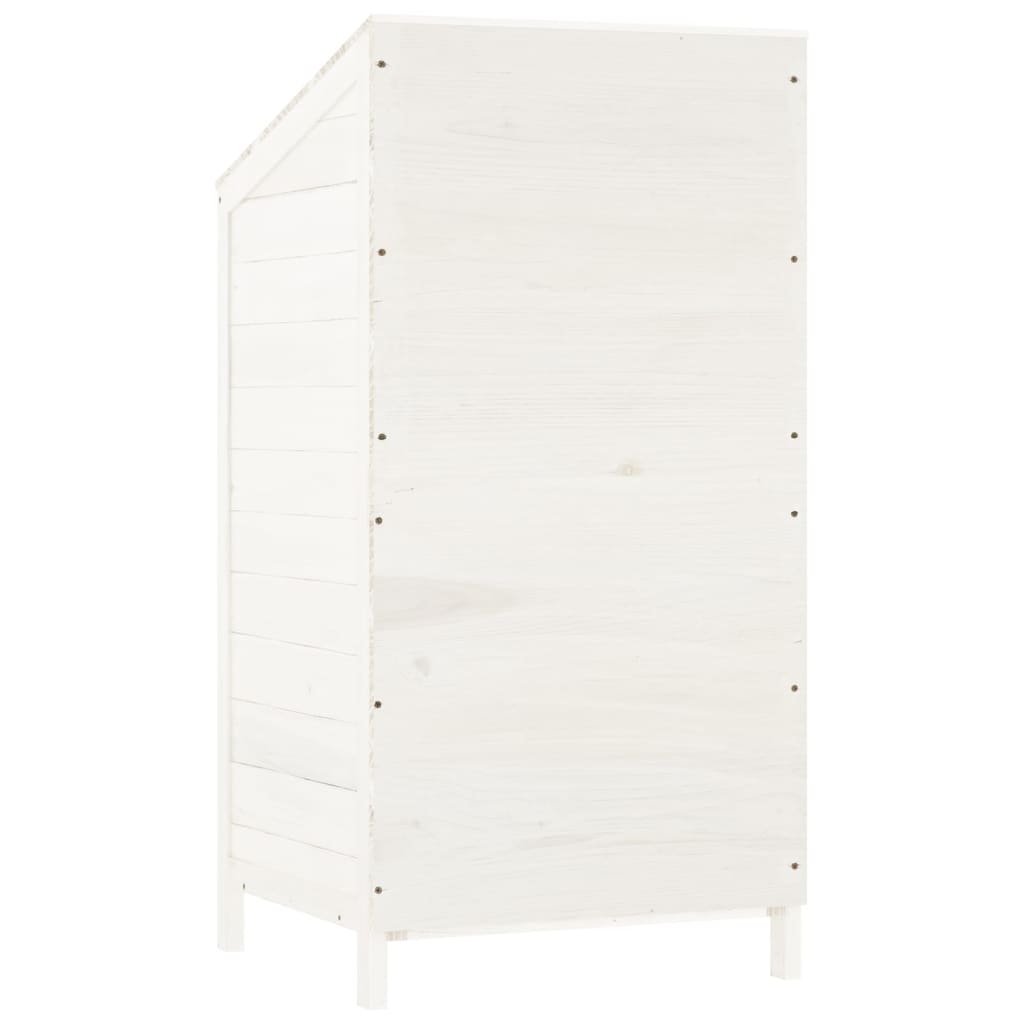 Wooden Garden Storage Shed Solid Fir Wood, Weather-Resistant