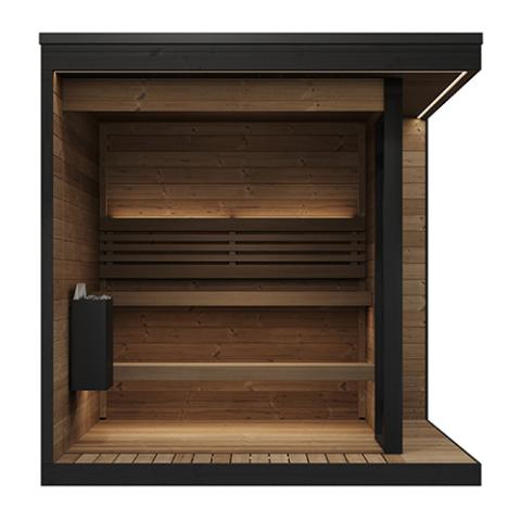 SaunaLife Model GL6 Outdoor Sauna Kit (Up to 6 Persons) Garden Luxury Series