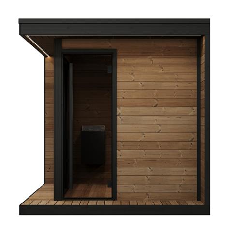 SaunaLife Model GL6 Outdoor Sauna Kit (Up to 6 Persons) Garden Luxury Series