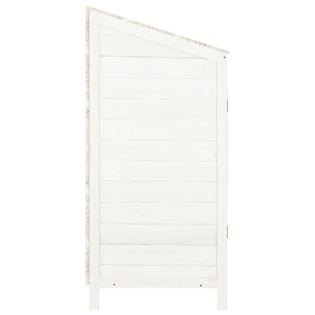 Wooden Garden Storage Shed Solid Fir Wood, Weather-Resistant