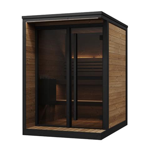 SaunaLife Model GL4 Outdoor Sauna Kit (Up to 4 Persons) Garden Luxury Series