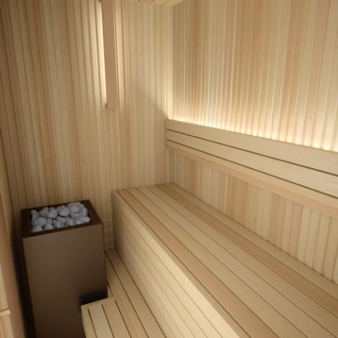 Libera Wood Indoor Sauna Kit (Up to 6 Persons) Customizable Design