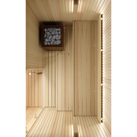 Libera Wood Indoor Sauna Kit (Up to 6 Persons) Customizable Design