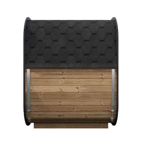 SaunaLife Model CL5G Outdoor Sauna Kit (Up to 4 Persons) Cube Luxury Series