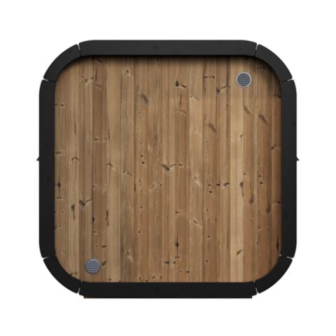 SaunaLife Model CL5G Outdoor Sauna Kit (Up to 4 Persons) Cube Luxury Series