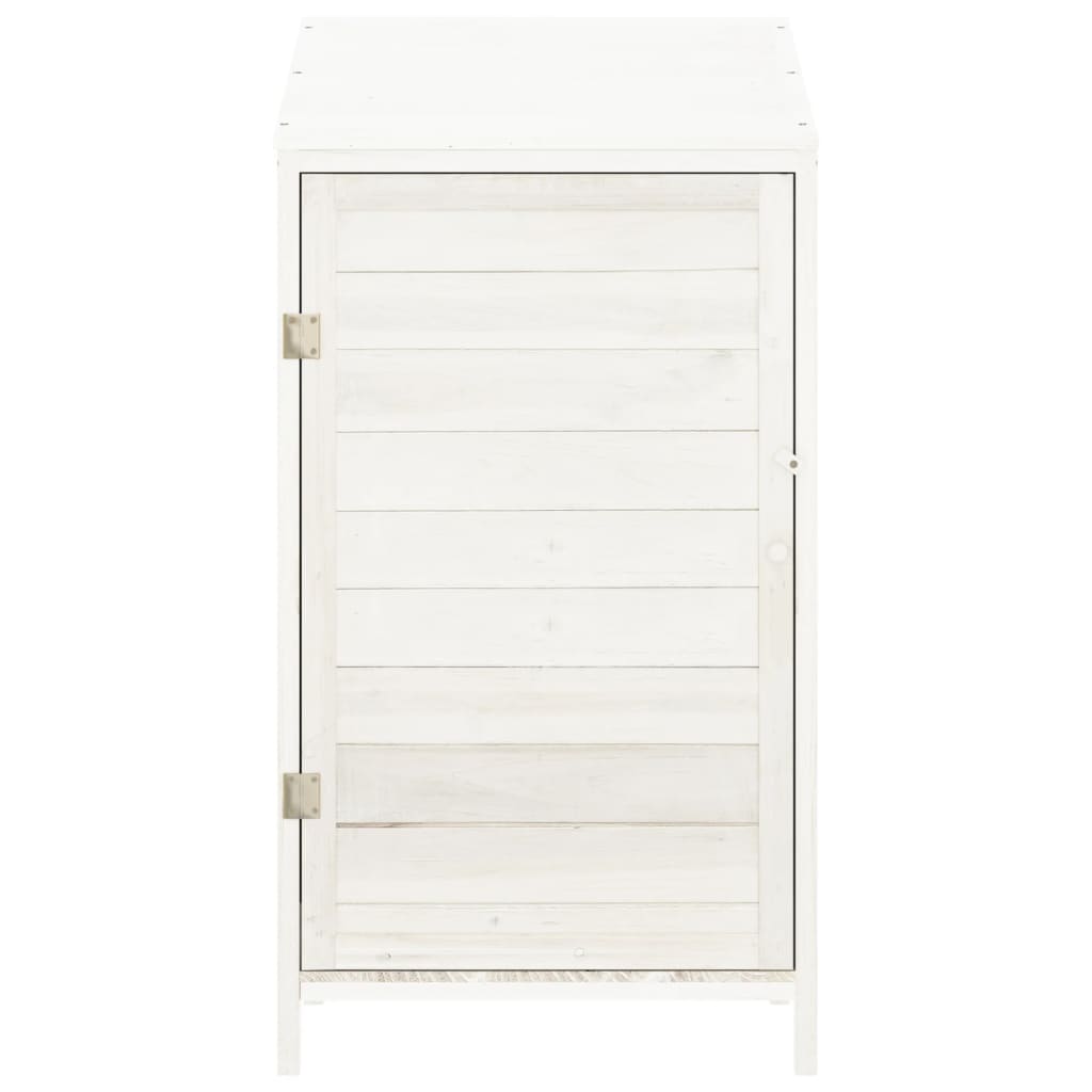 Wooden Garden Storage Shed Solid Fir Wood, Weather-Resistant