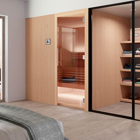 Libera Wood Indoor Sauna Kit (Up to 6 Persons) Customizable Design