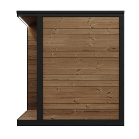 SaunaLife Model GL4 Outdoor Sauna Kit (Up to 4 Persons) Garden Luxury Series