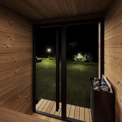 SaunaLife Model GL4 Outdoor Sauna Kit (Up to 4 Persons) Garden Luxury Series